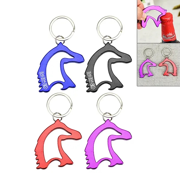 Horse Head Key Chain With Bottle Opener 1