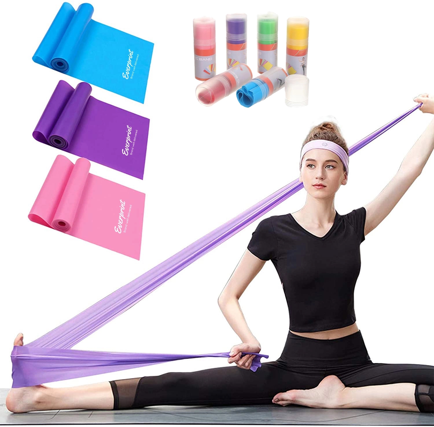TPE Fitness Band- Case Package 9