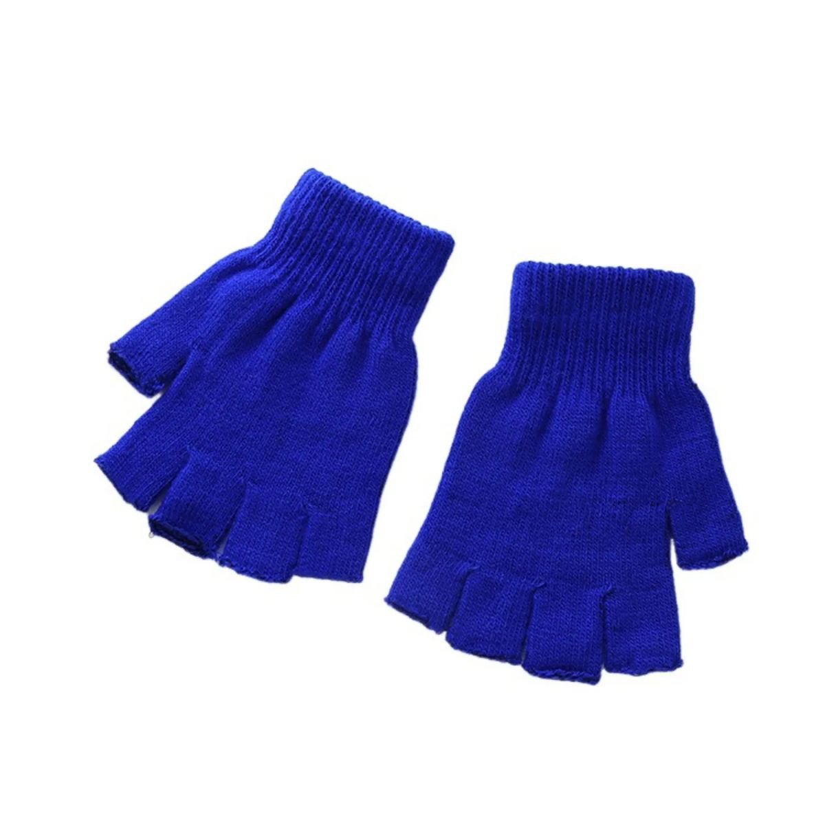 Acrylic Breathable Office Fingerless Gloves 5