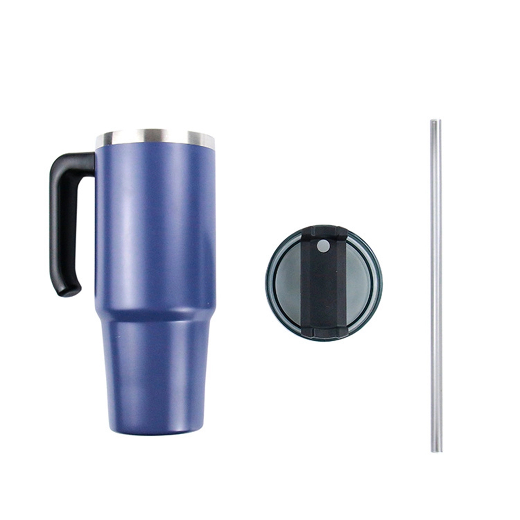 30 Oz. Double Wall Stainless Steel Vacuum Mug with Handle 5