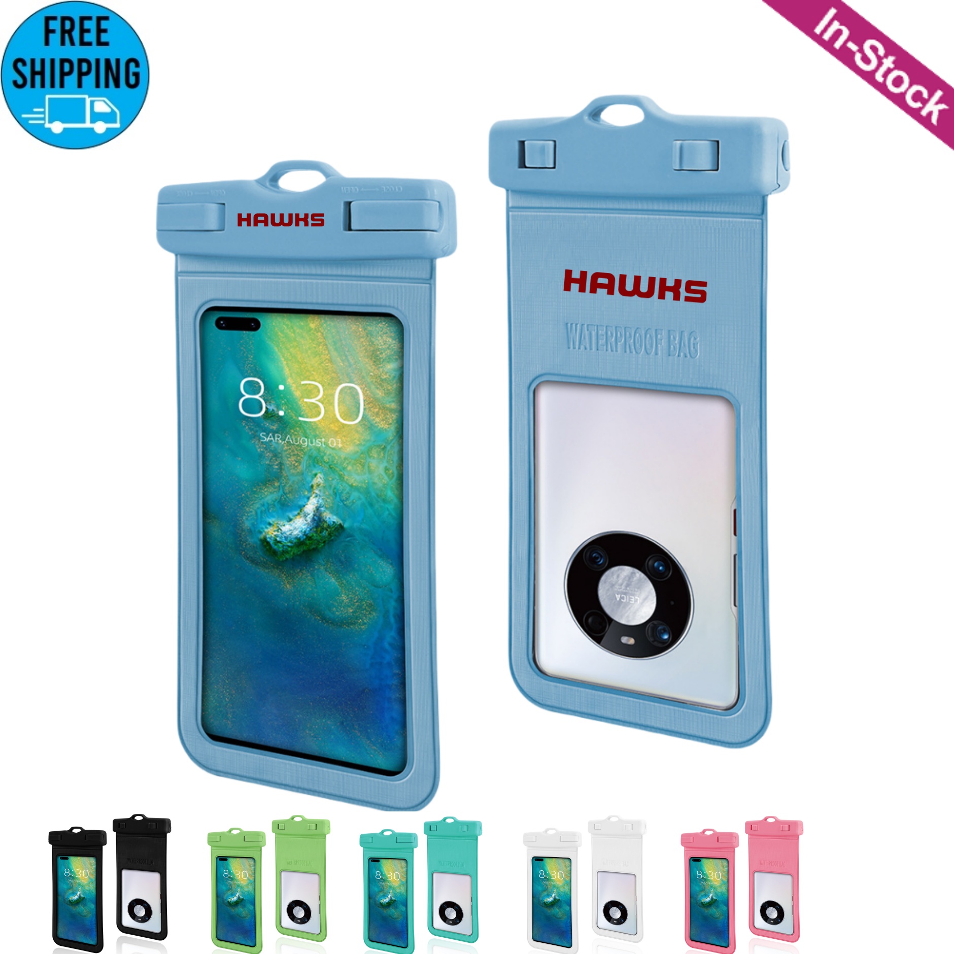 Waterproof IPX8 Phone Pouch Dry Bag 8