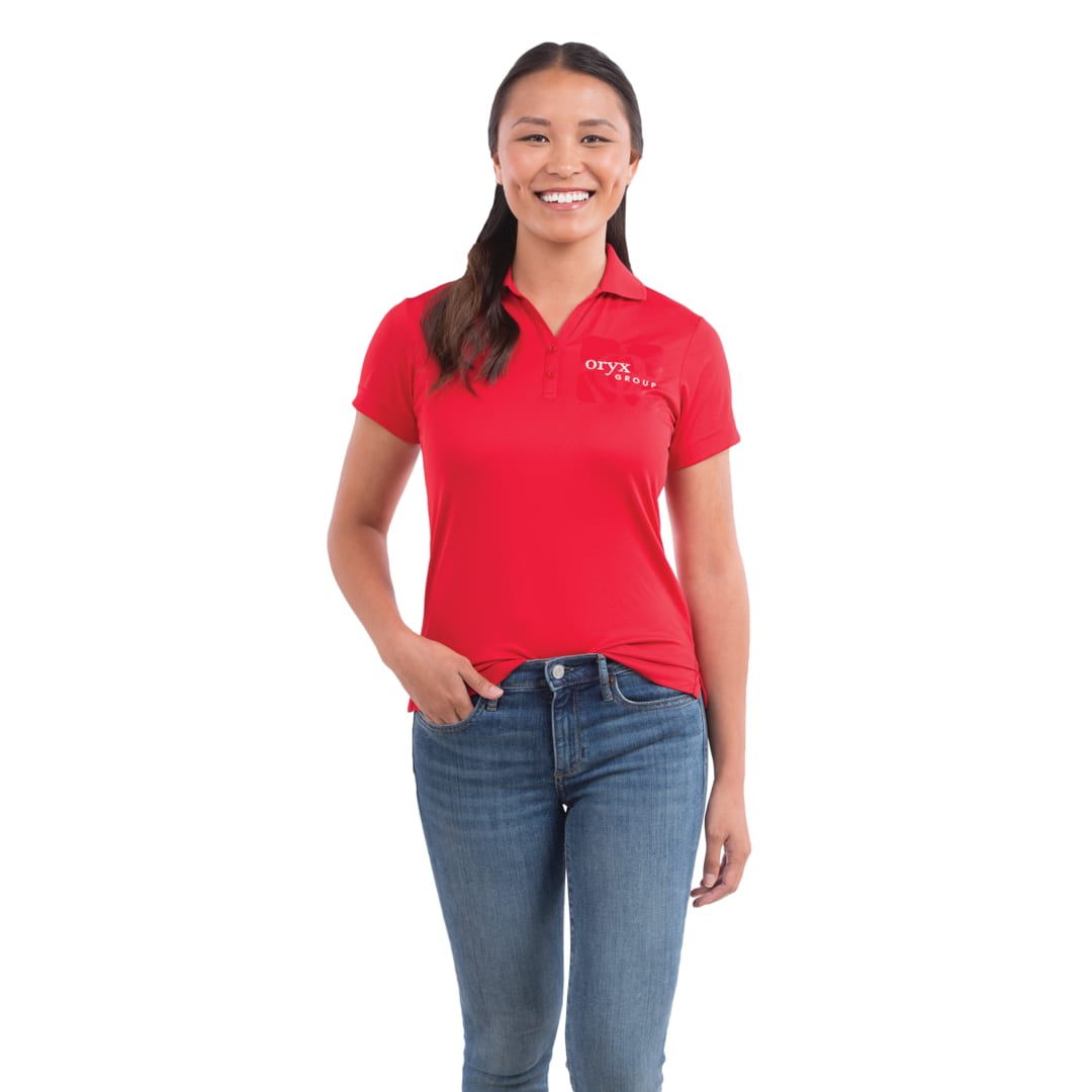 Women's MORENO TEXT MICRO SS POLO 484