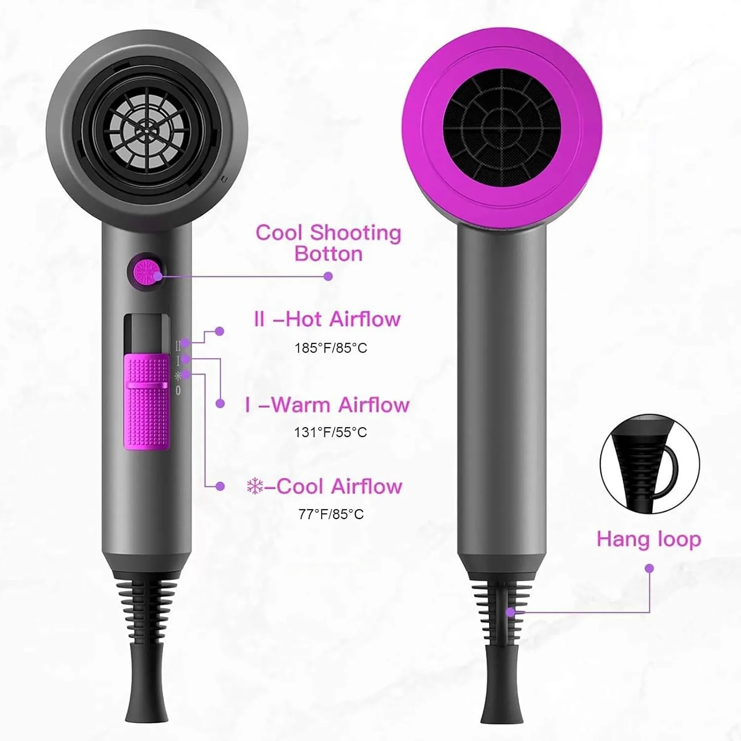Professional Ionic Hair Dryer 7