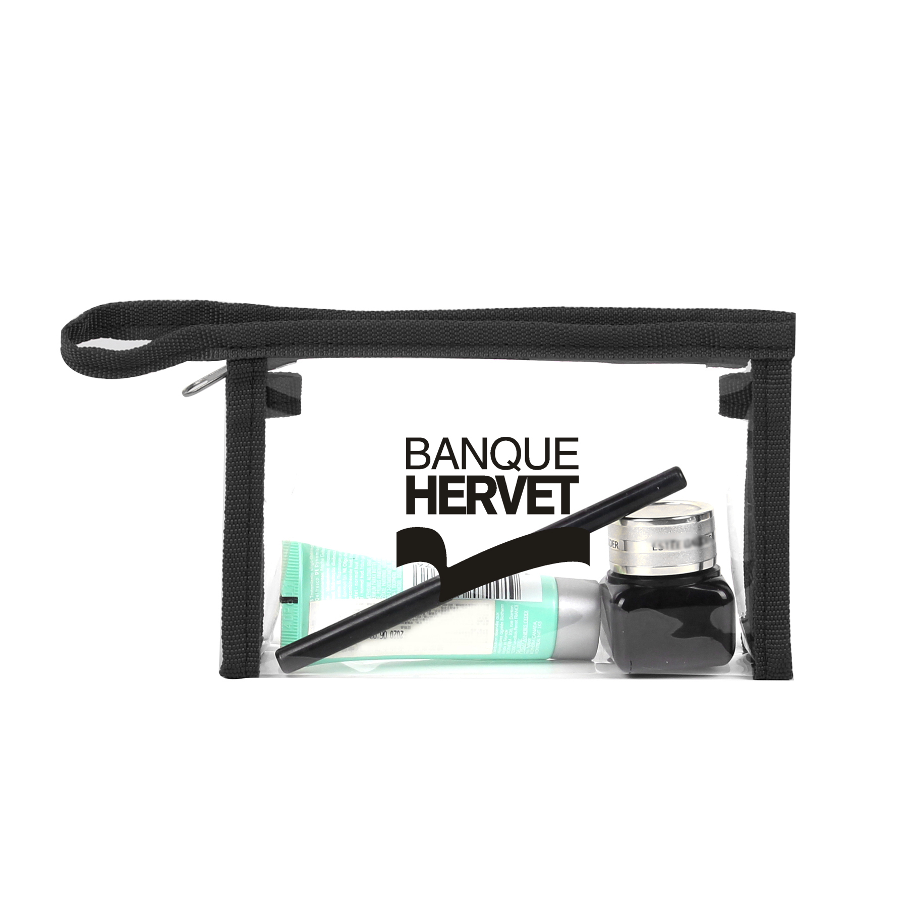 Clear Toiletry Bag With Zipper 2