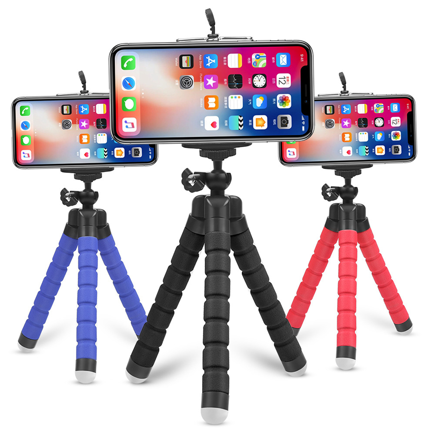 Flexible Sponge Octopus Phone Tripod Holder 2