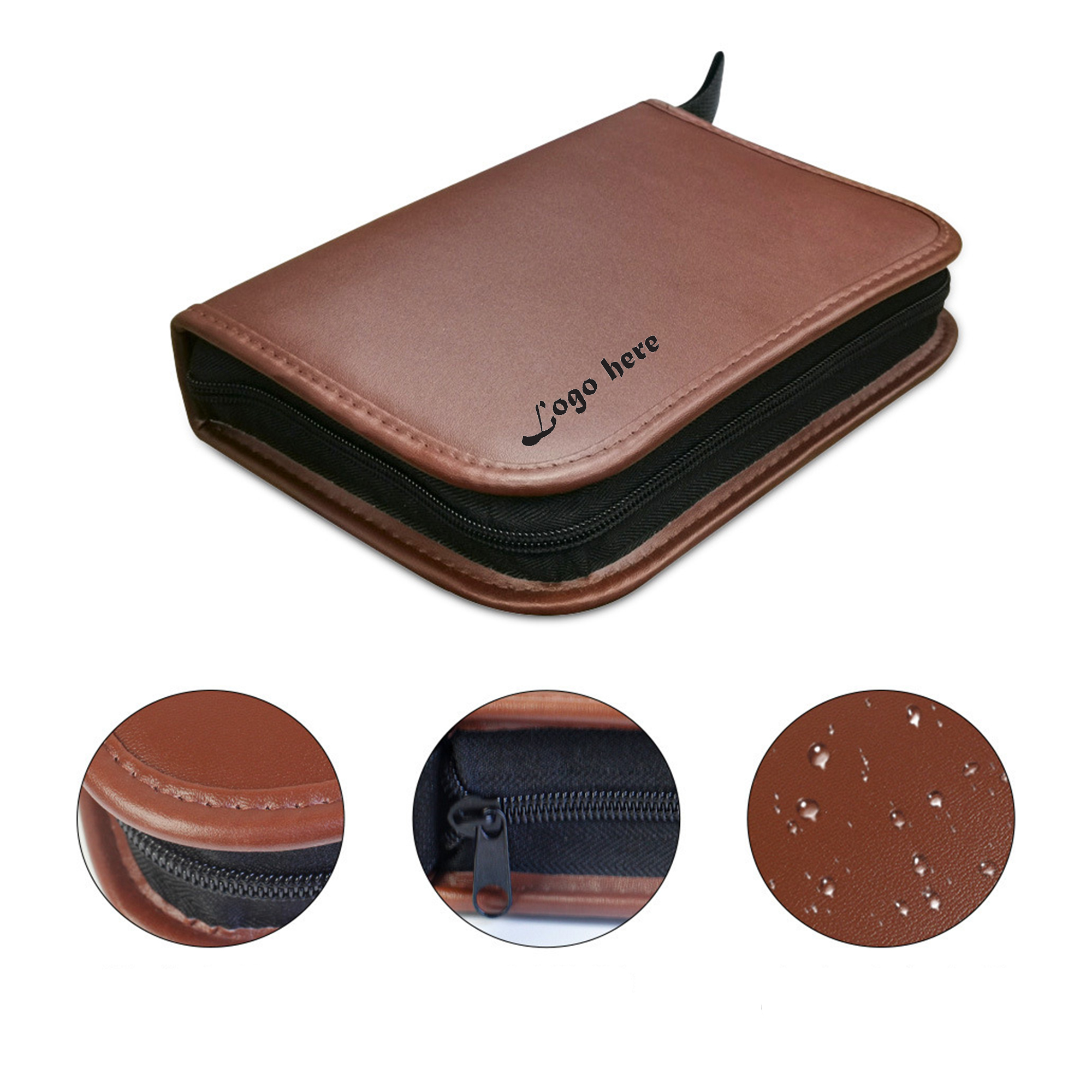 MOQ25 PCS Leather Golf Tool Kit Accessories Pouch 4