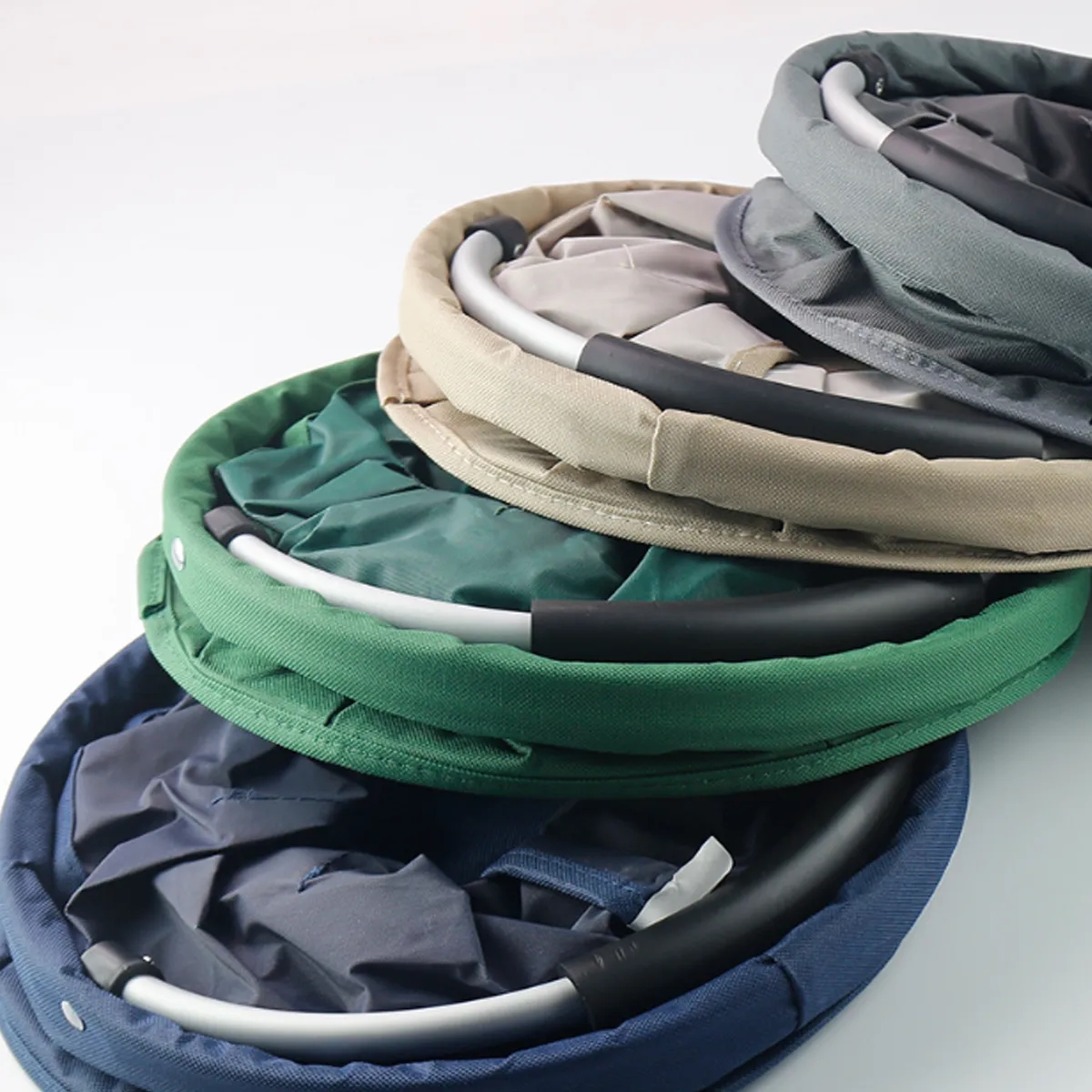 Collapsible Storage Caddy Multi-Use Organizer Tote Basket 4