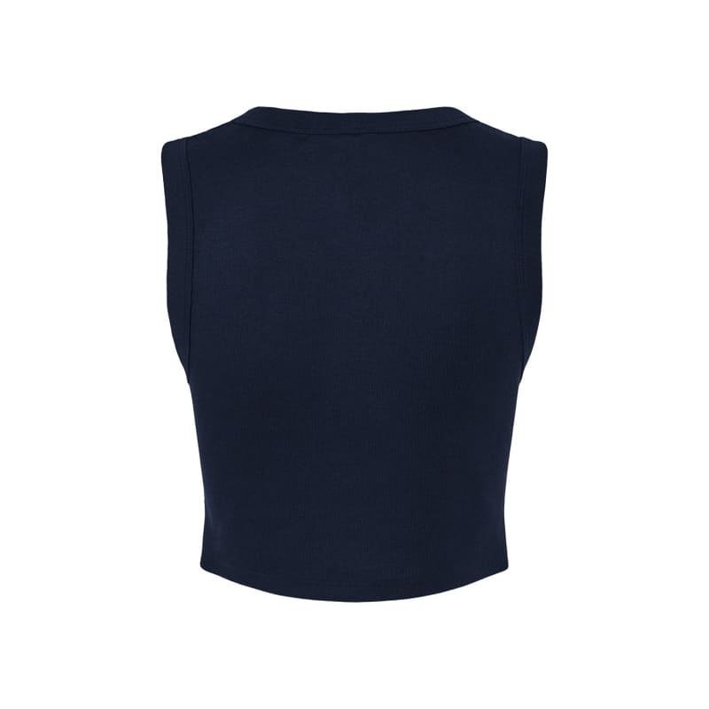 Bella + Canvas Ladies' Micro Rib Muscle Crop Tank 1