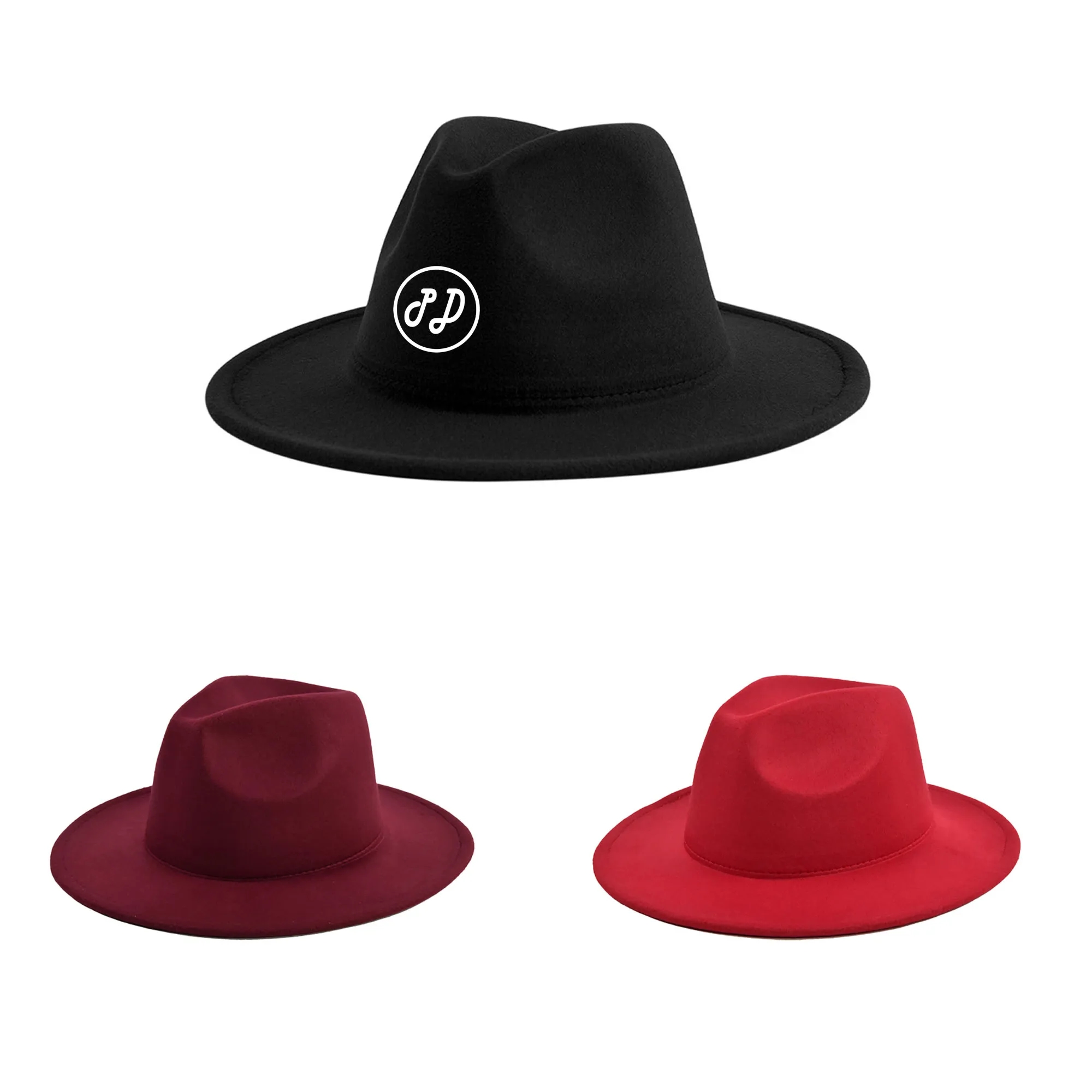 Wide Brim Fedora Hat 2