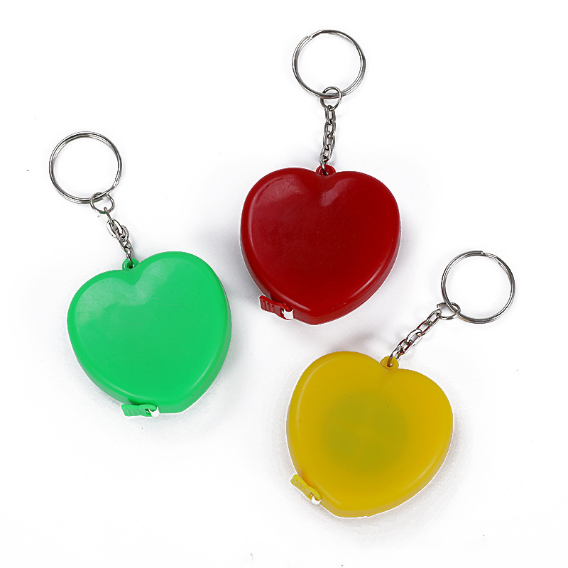 60 Inch Heart Shape Tape Measure with Keychain 3