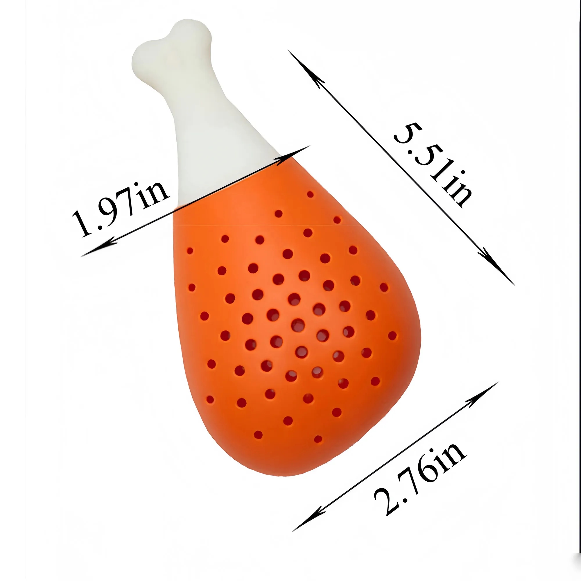 Premium Chicken Leg Silicone Strainer For Soup And Spices 4