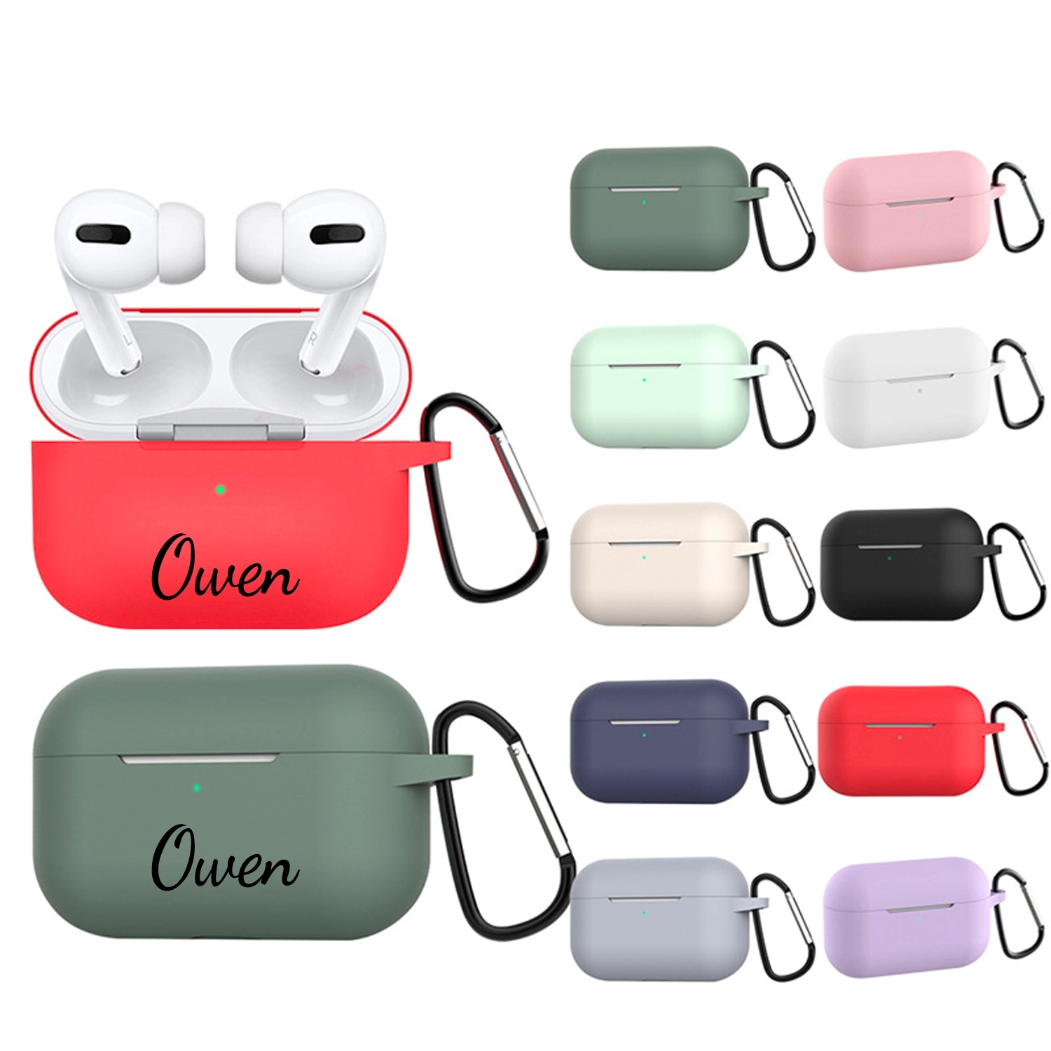 Soft Silicone Case Cover with Keychain 2