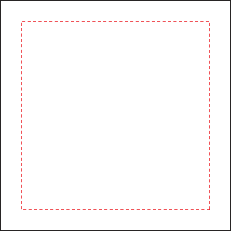 4 Inch Full Color Square Ceramic Coasters 24