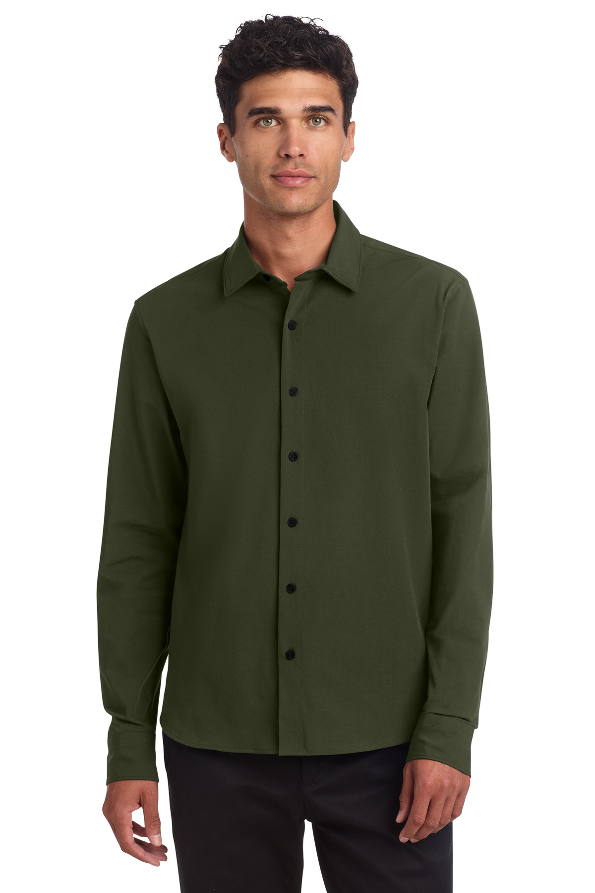 Mercer+Mettle Long Sleeve Stretch Woven Shirt MM2000 8
