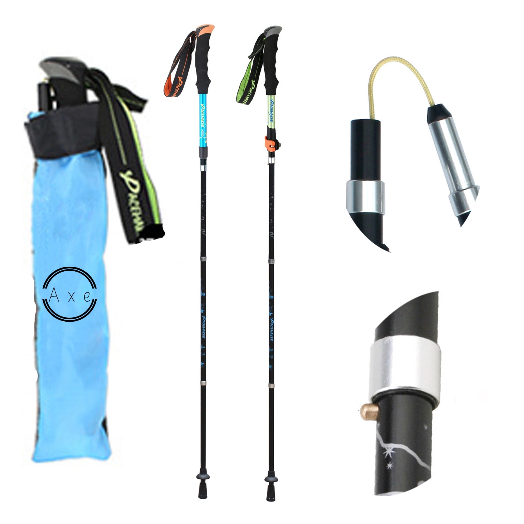 Folding Trekking Poles 2