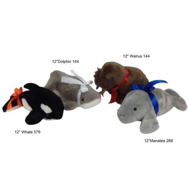 12" Plush Dolphin (Closeout) 2