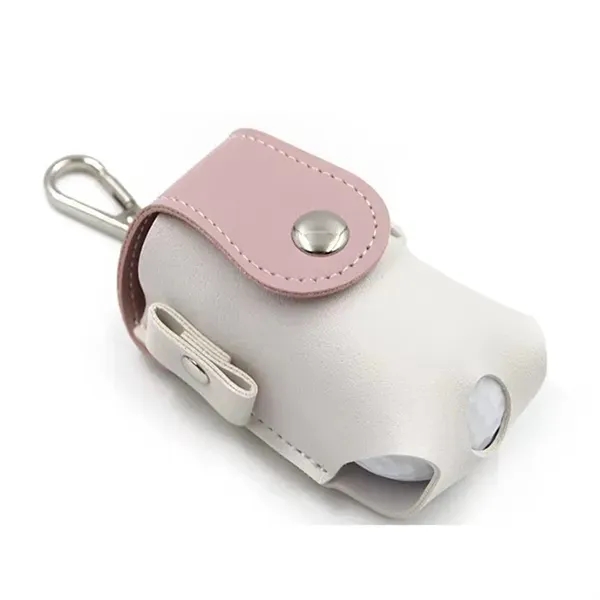 Portable Golf Ball Bag - PU Leather Carry Case 16