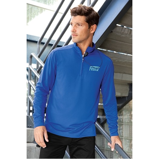 Men's Uv Micro Mesh Quarter Zip Pullover 5