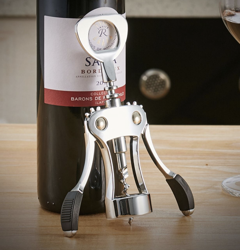 Heavy-Duty Zinc Alloy Wing Corkscrew Wine Opener 2