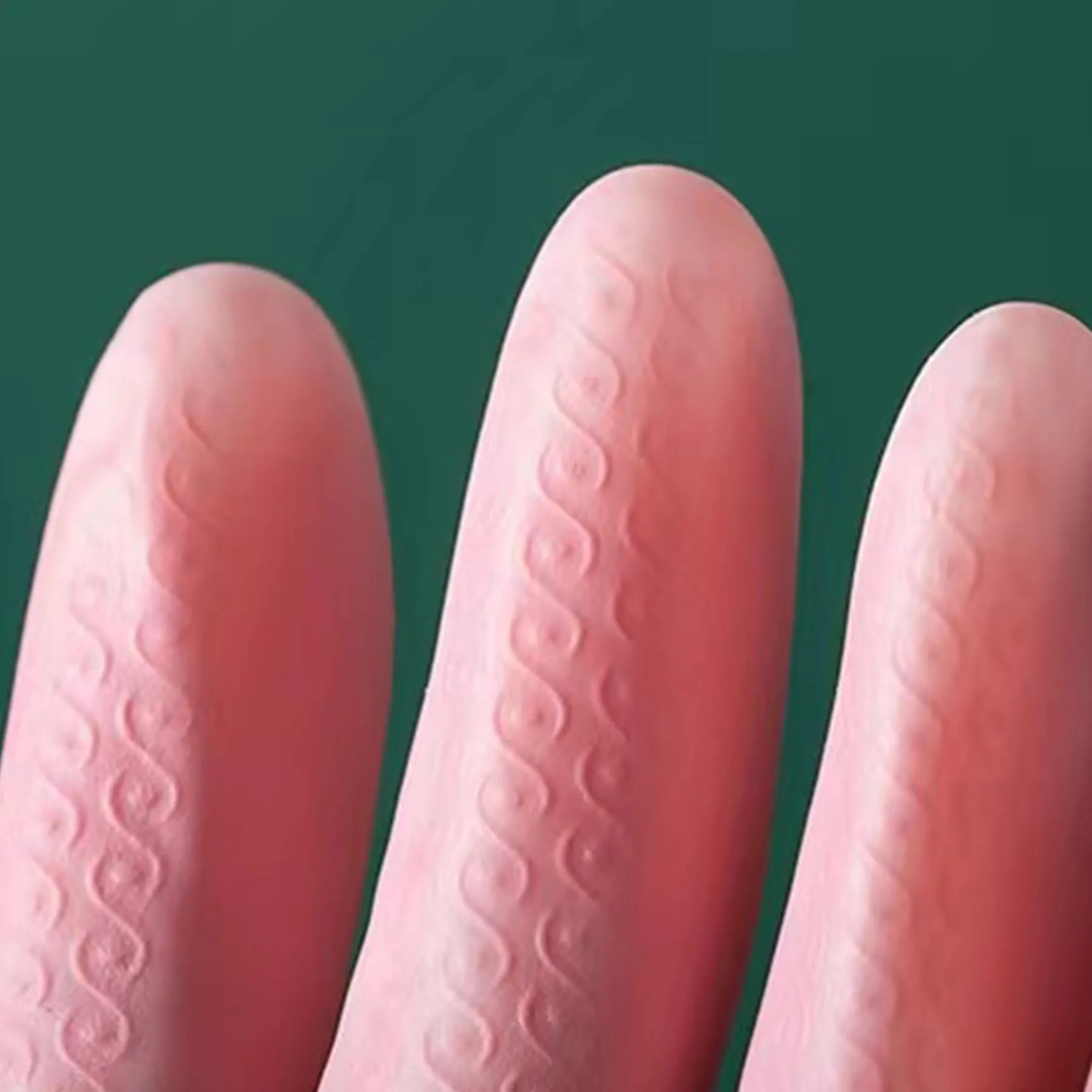 Pvc Latex Waterproof Thin Rubber Dishwashing Gloves 3