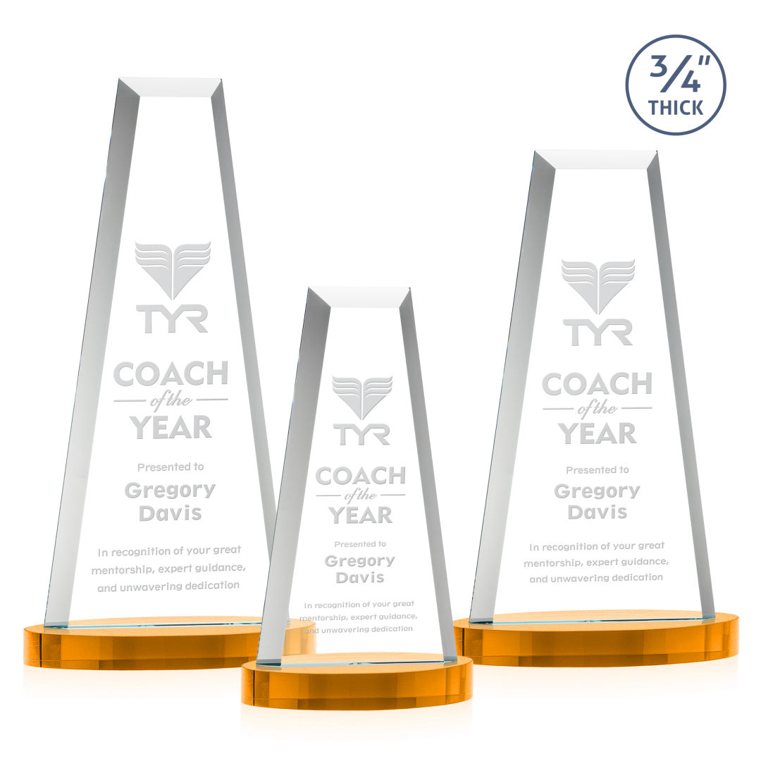 Imperial Tower on Alberton Base - Amber