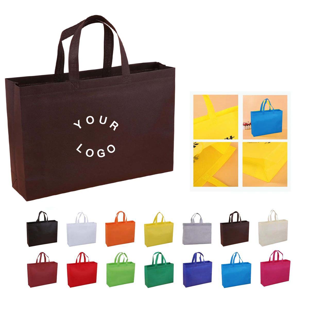 Non Woven Fabric Tote Bag for Groceries 2
