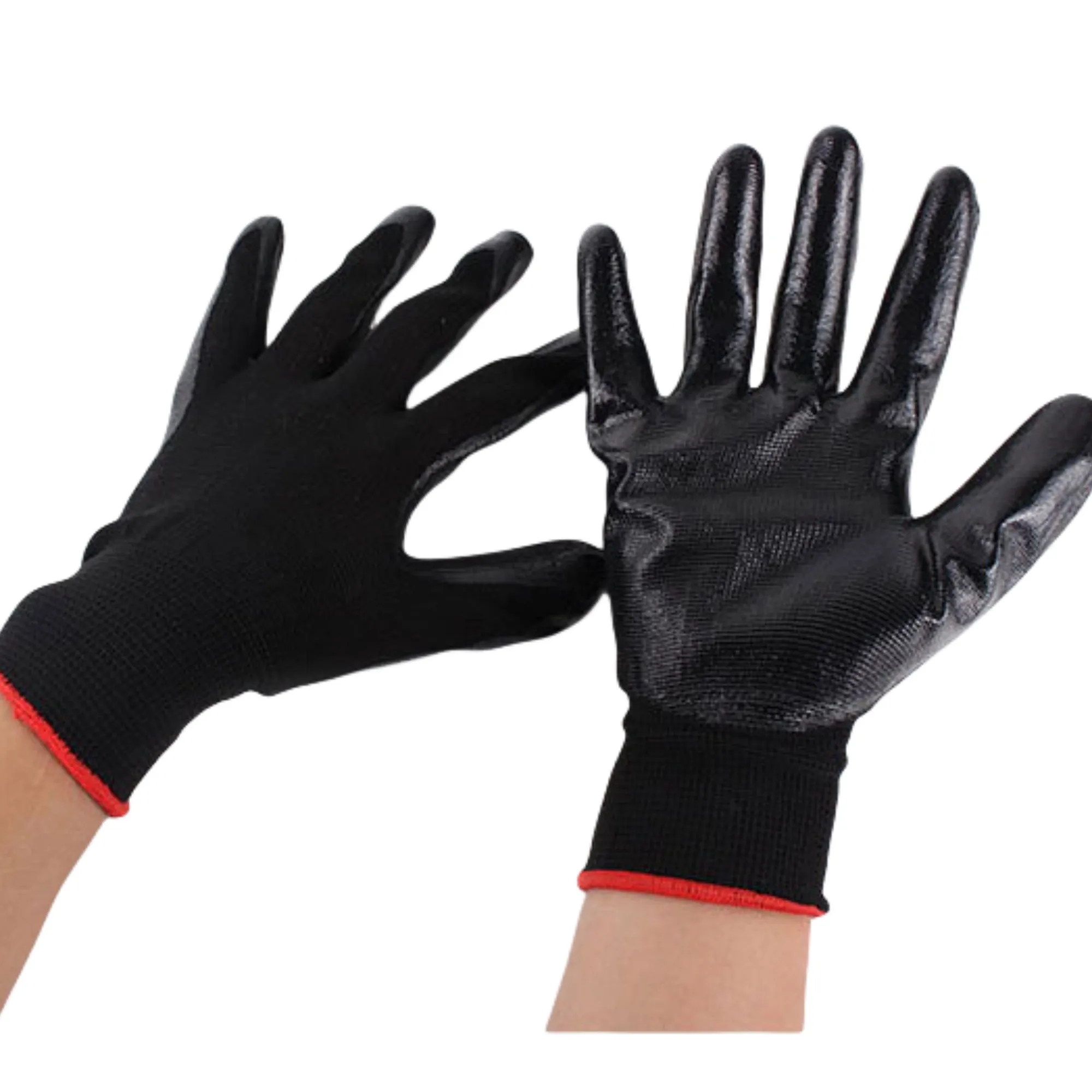 Heavy-Duty Safety Gloves - Nitrile Grip 2