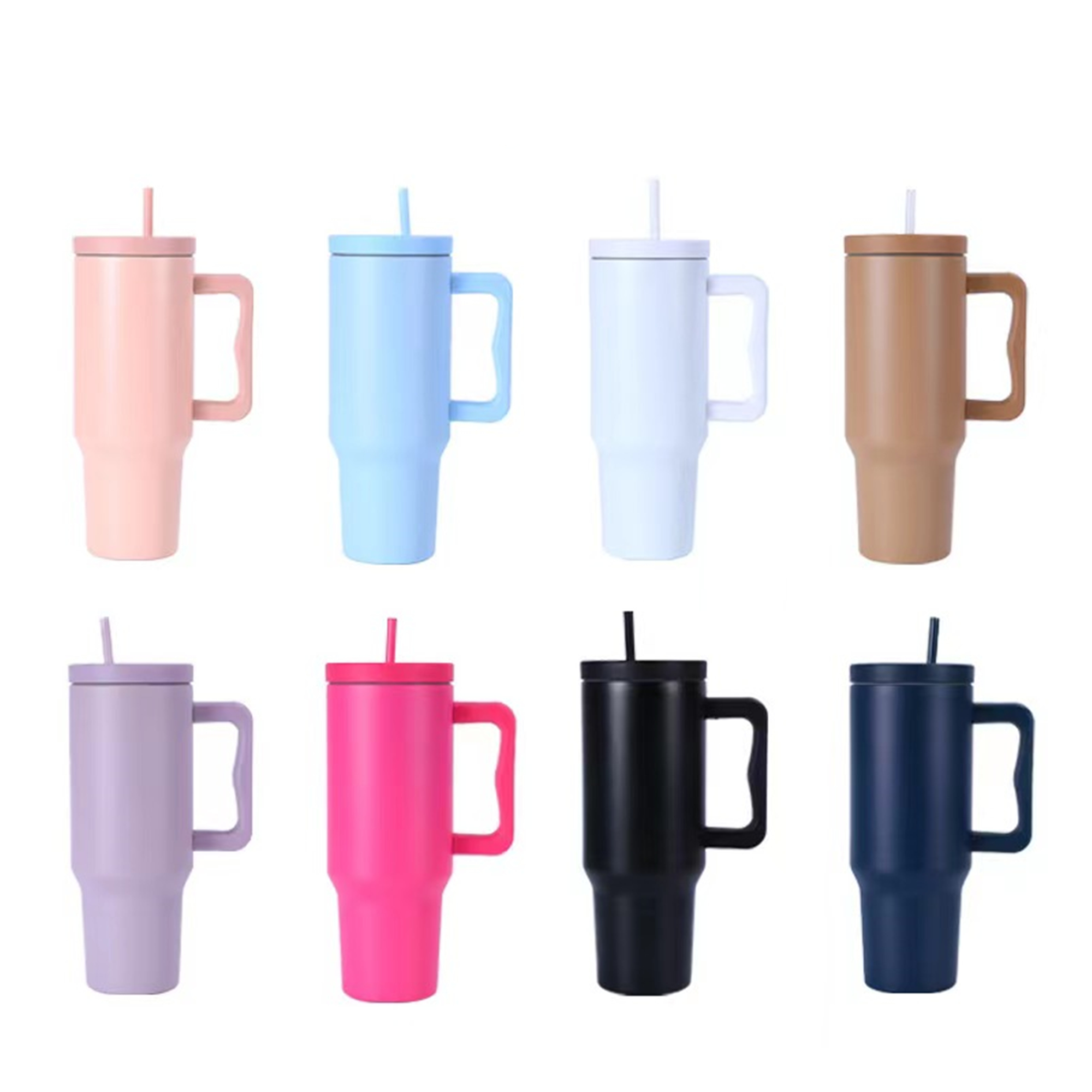 40 Oz Tumbler With Handle And Straw Lid 5
