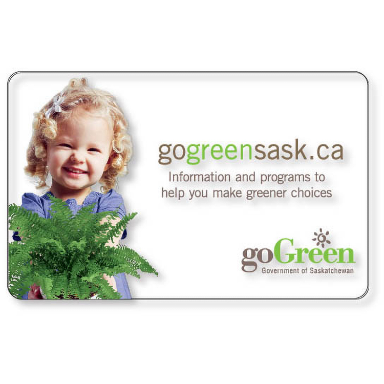 Clear Plastic Wallet Card on .020 Clear Matte PVC in Full Colour