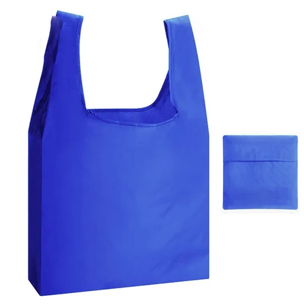 RPET Polyester Foldable Shopping Bag In Pouch 6