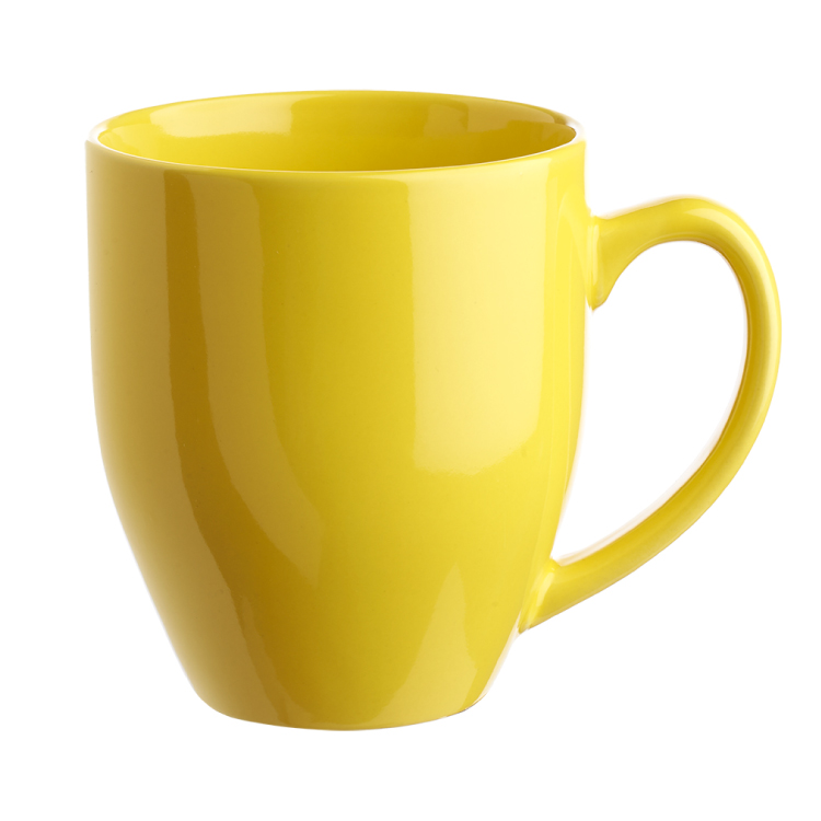 16 oz. Bistro Glossy Coffee Mug with Ceramic Coaster Set - Colors 4
