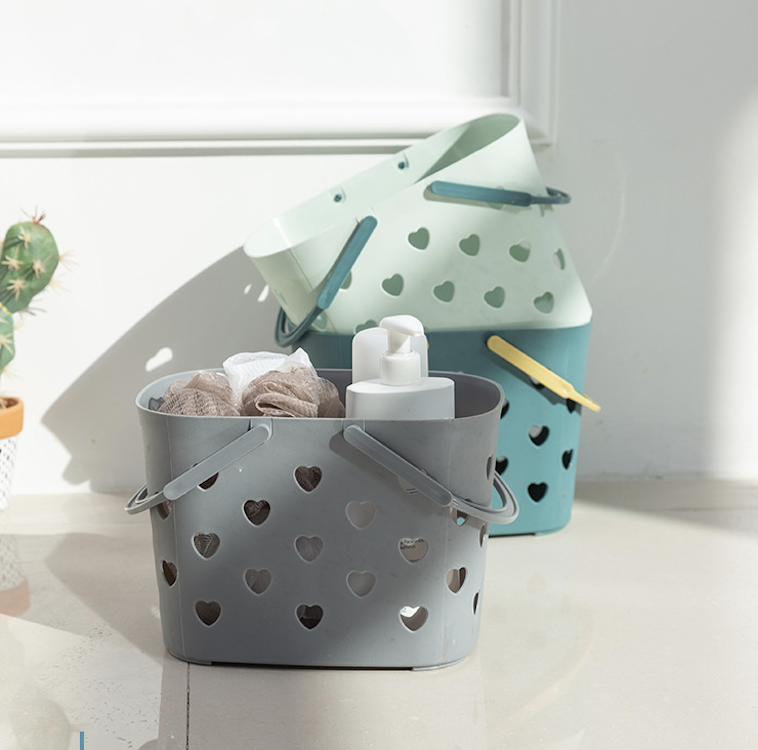 Plastic Bath Basket With Handle 11