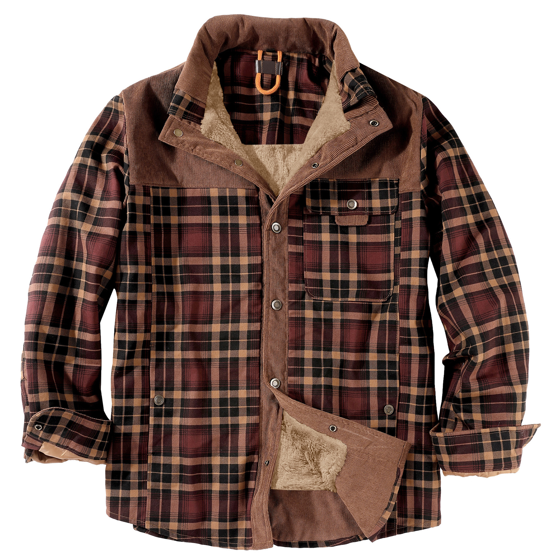 Men's Casual Plaid Shirt 3