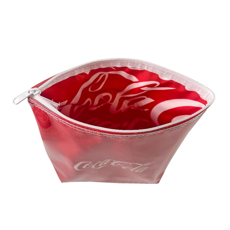 Small Sublimated Lined & Clear Exterior Pouch w/ Gusset 7