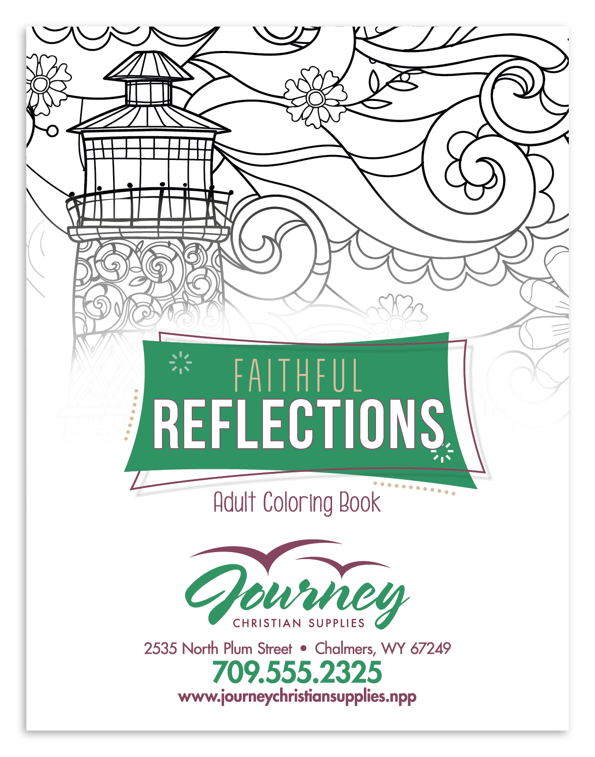 Good Value™ Faithful Reflections Adult Coloring Book 21