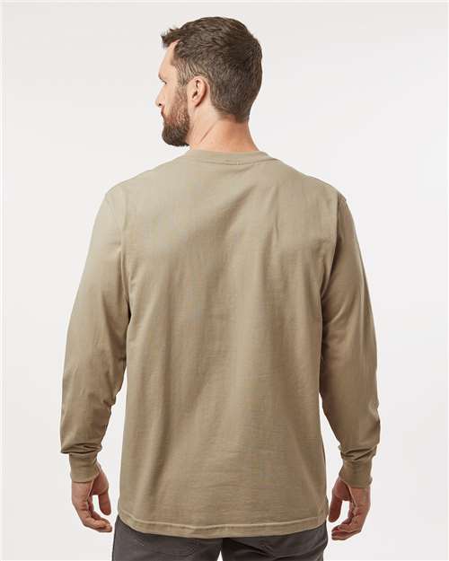 Men's Traditional Heavyweight Long Sleeve T-Shirt - WL50 26