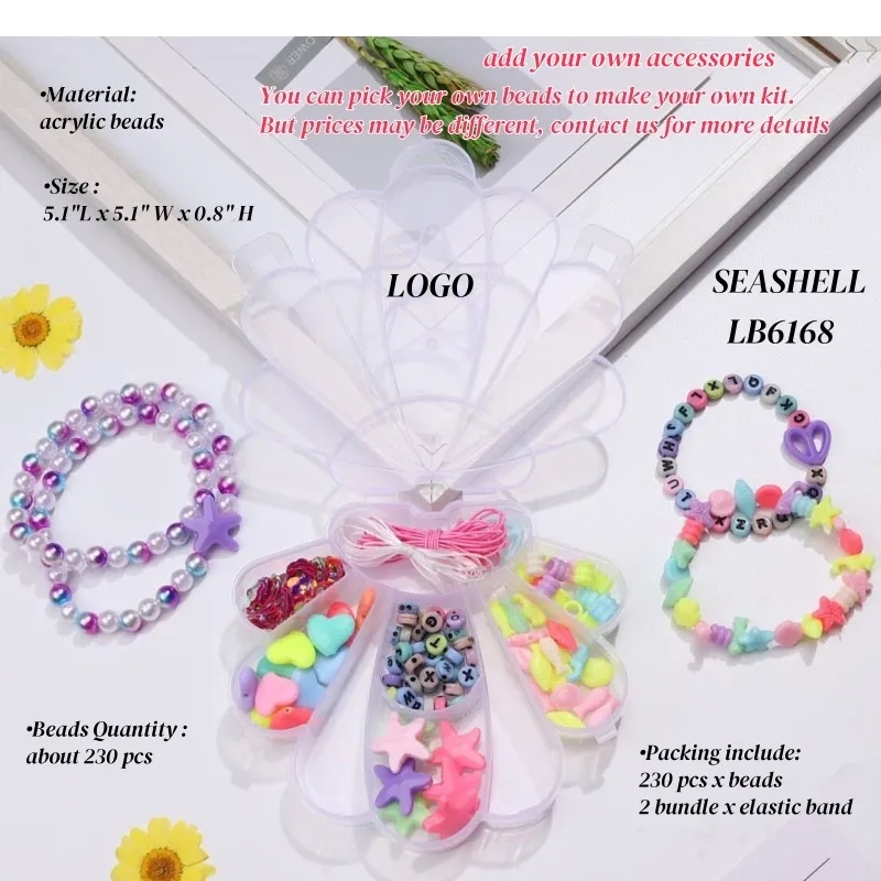 Assorted Beads for DIY Bracelet Making Kit 6
