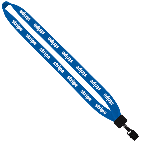 3/4" Cotton Lanyard with Plastic Clamshell & O-Ring 47