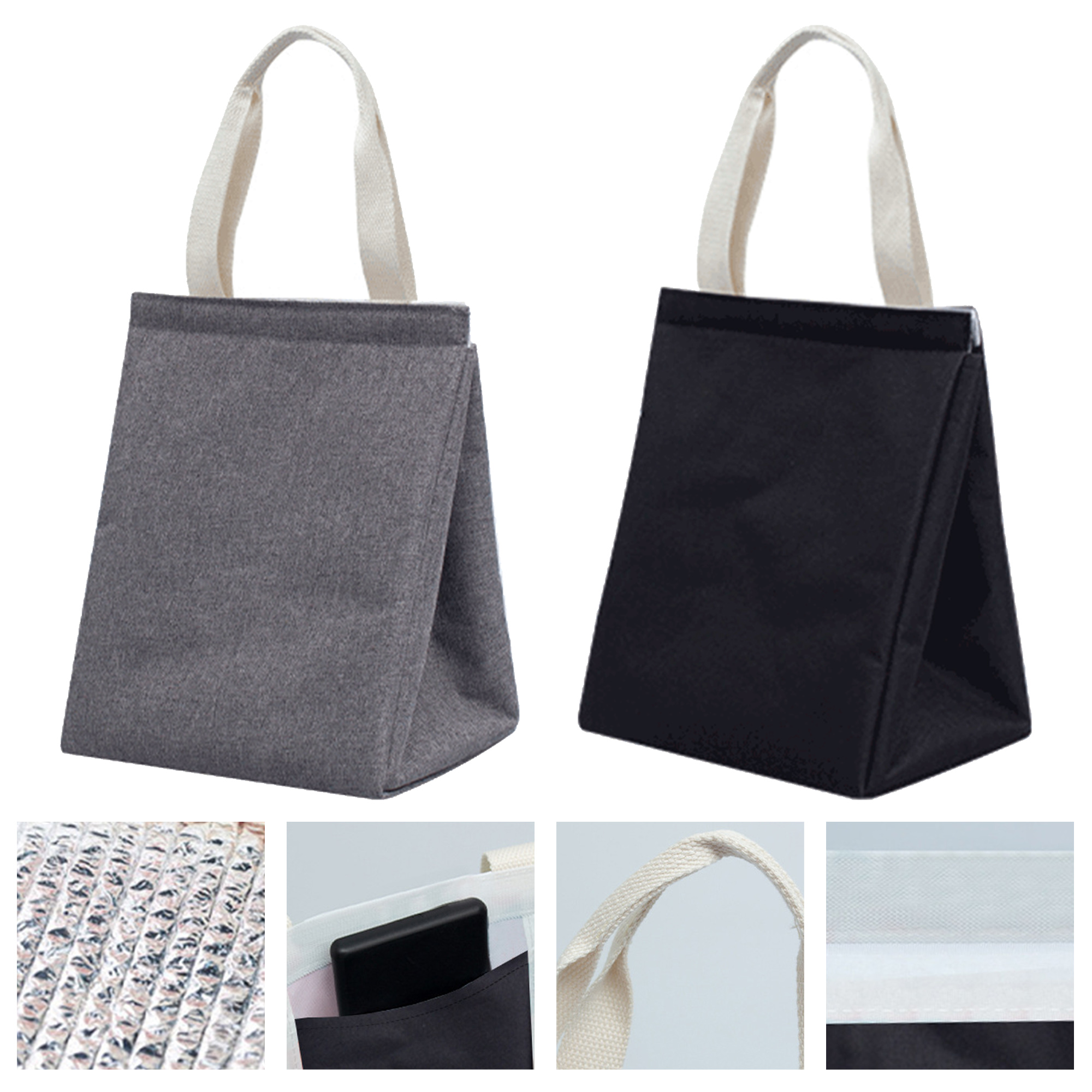 Campus Office Thickened Insulated Oxford Cloth Lunch Box Bag 2