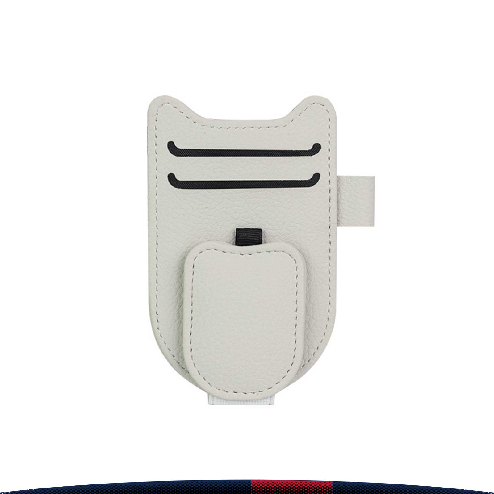 Tomi PU Leather Car Eyeglasses Clip 4