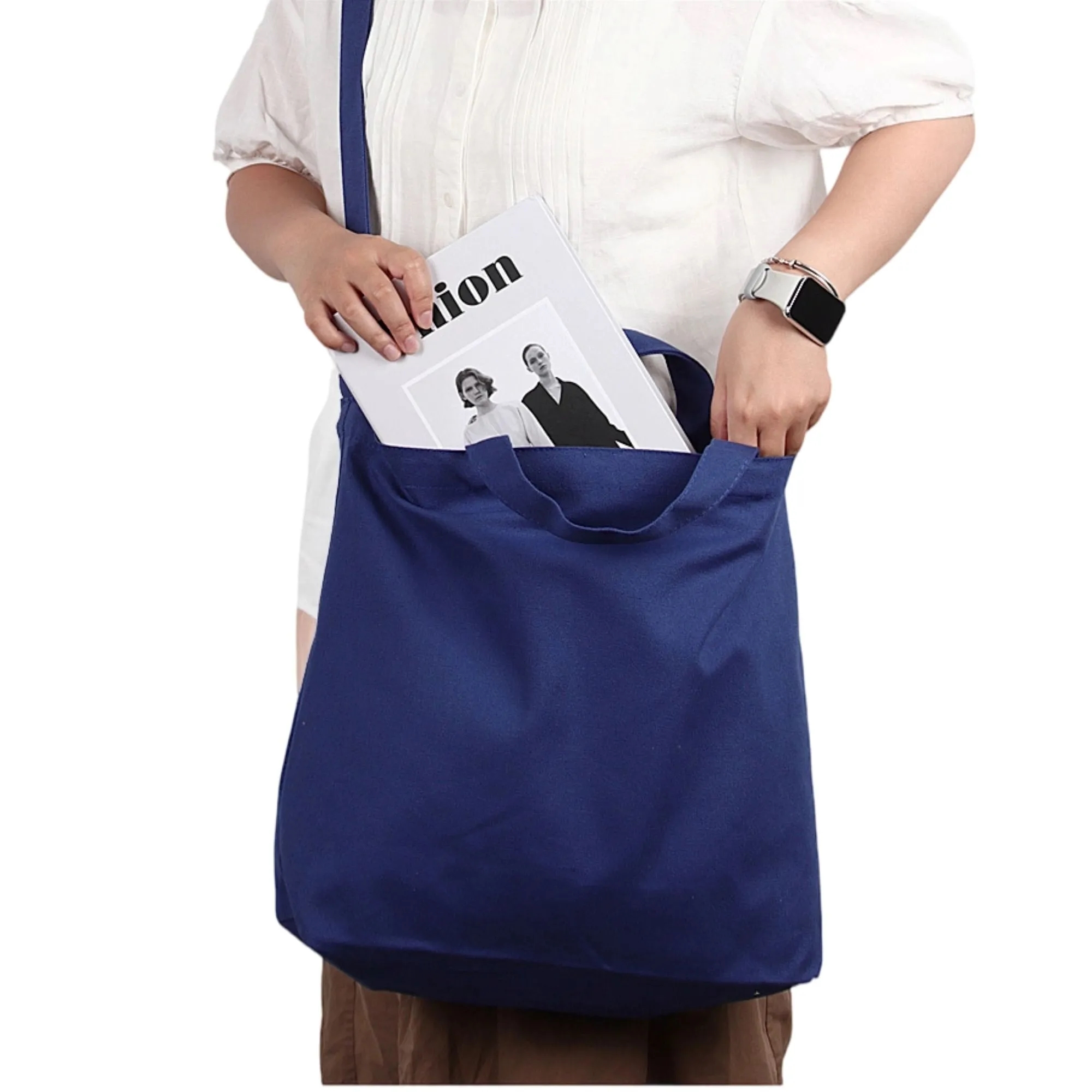 Large Capacity Canvas Crossbody Bag 2