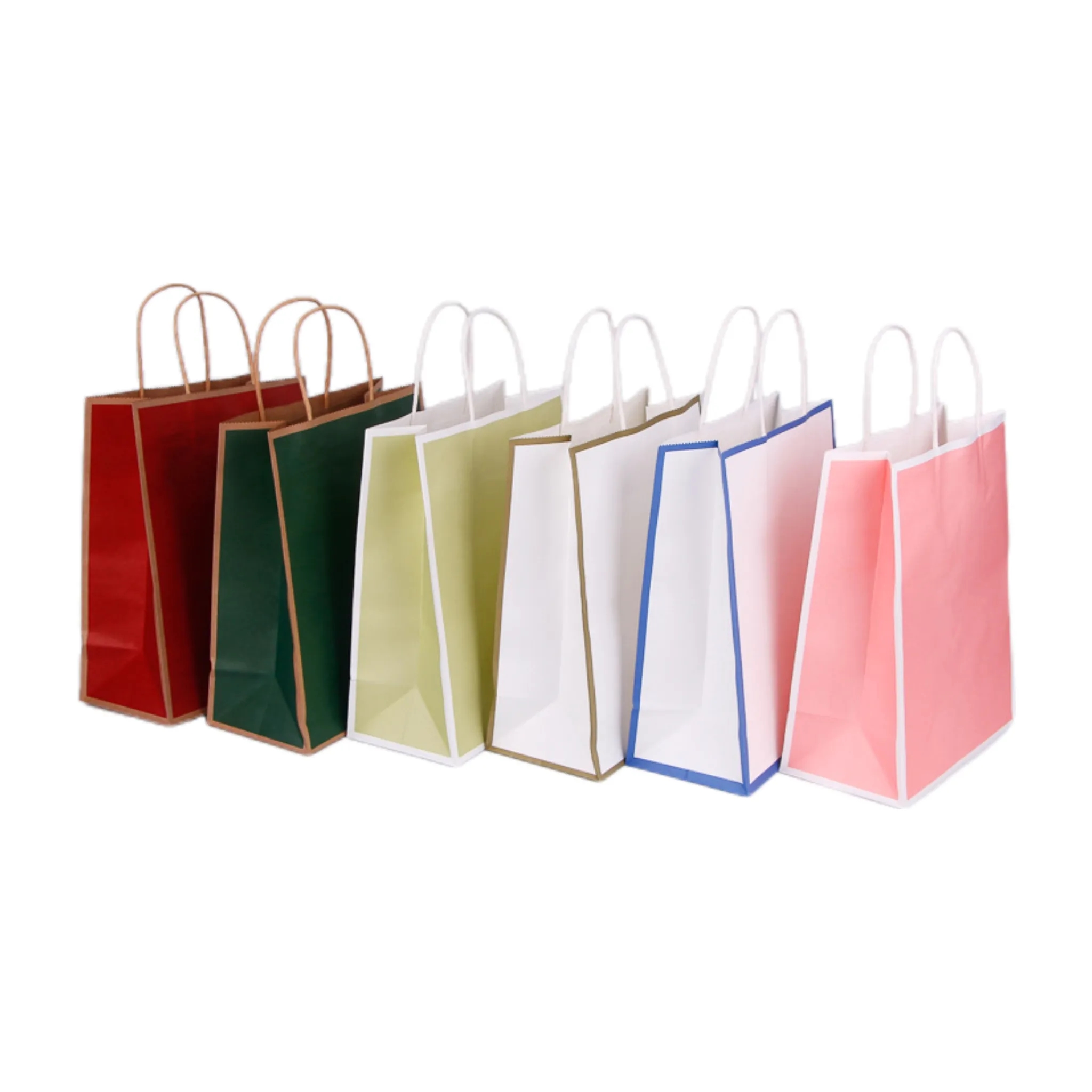 Custom Natural Kraft Paper Shopper Bag 4