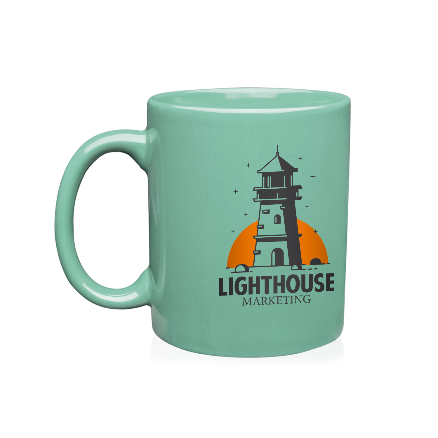 11 oz. Ceramic Custom Mug (2 Color Imprint) 31