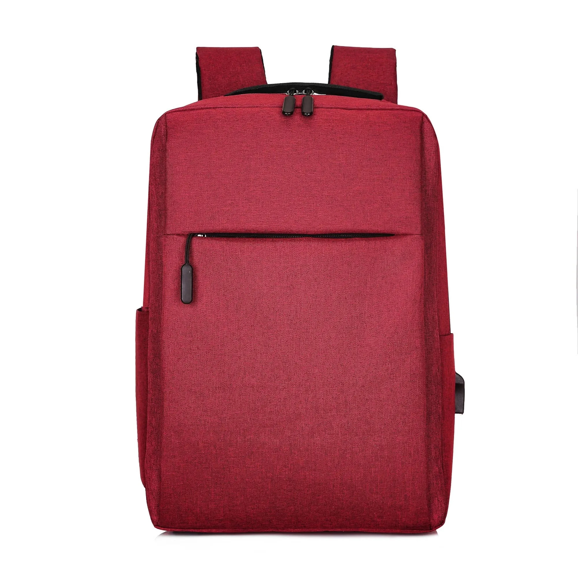 MOQ 50pcs Custom Stylish Polyester Business Travel Backpack 4