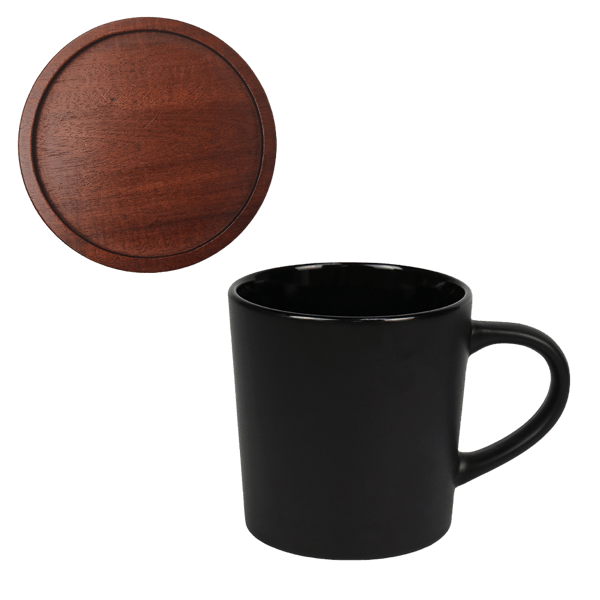 Little Rock 16oz Ceramic with Wood Lid 6