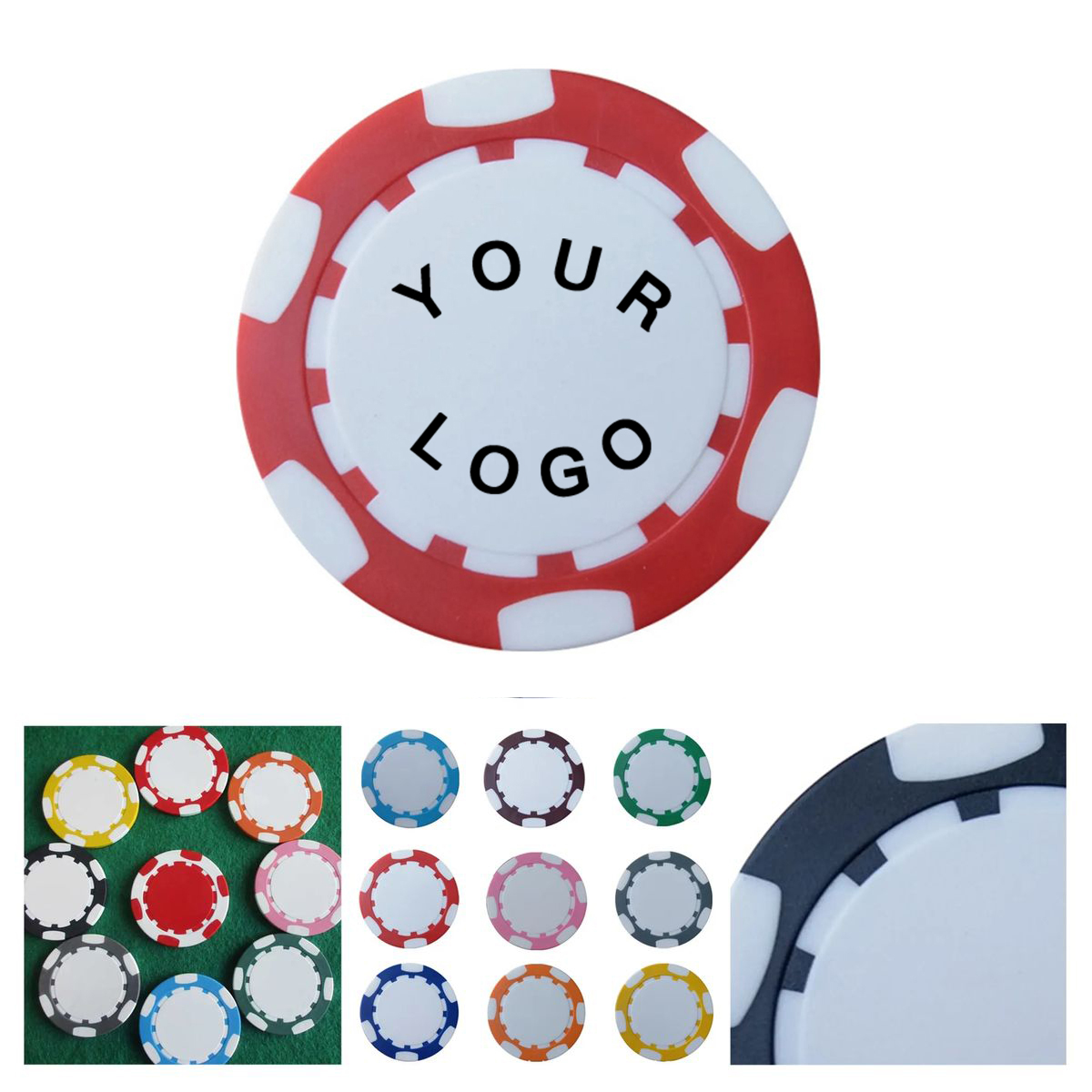 Durable Poker Chips Set for Tournaments 4