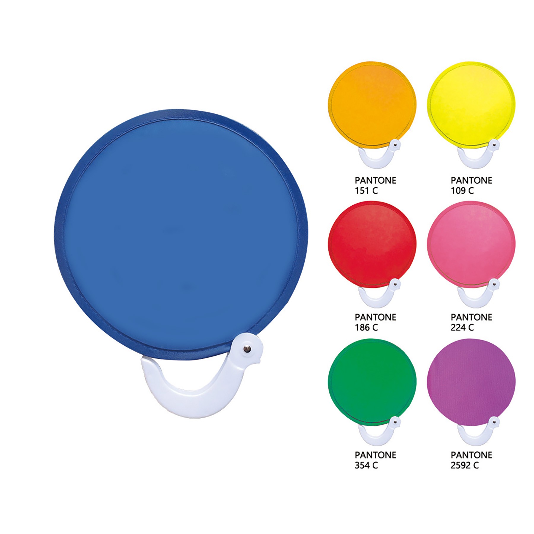 Foldable Nylon Round Fans 2