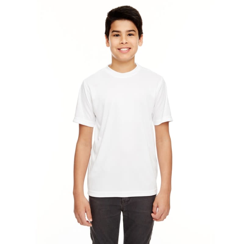 UltraClub Youth Cool & Dry Basic Performance T-Shirt 22