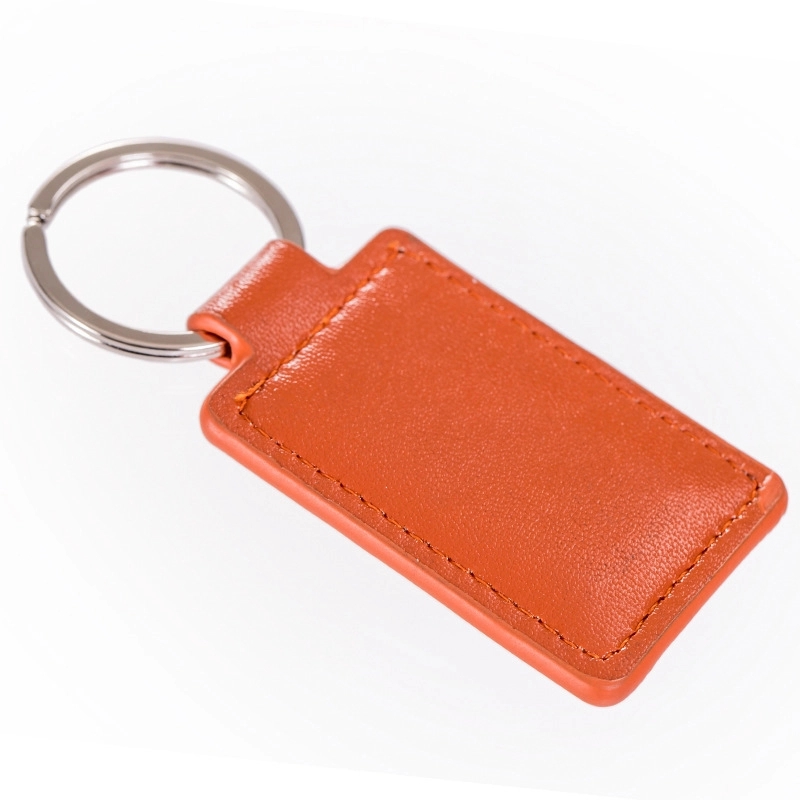 Leatherette Rectangle Key Chain 5