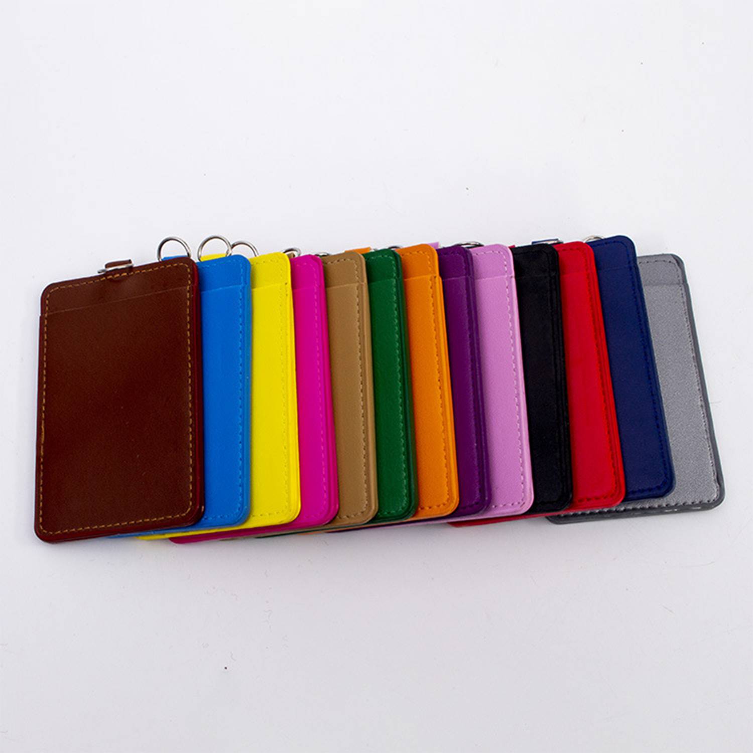 PU Leather ID Badge Holder 3